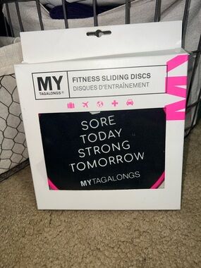 MYTAGALONGS Black & Pink Fitness Sliding Discs - Pair